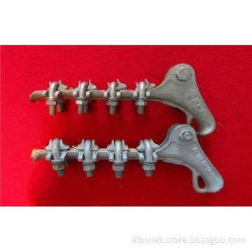 Malleable Iron Bolt Type NLD Strain Clamp , Galvanized Tens